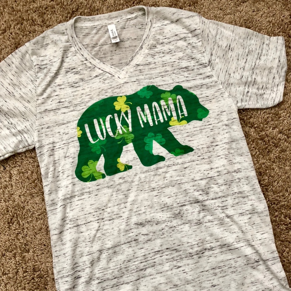 Lucky Mama Bear Shirt / St. Patrick’s Day Shirt
